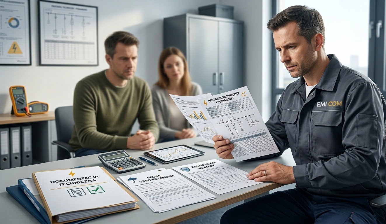 Dokumentacja techniczna do roszczeń odszkodowawczych od ubezpieczyciela